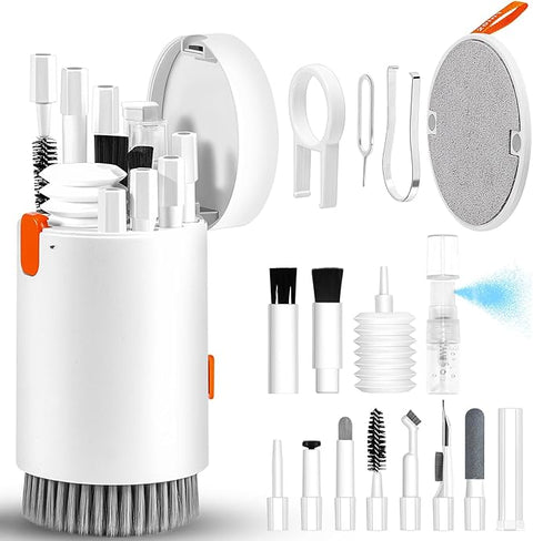 ✨ 20-in-1 Electronic Cleaning Kit – Laptop, Phone & Keyboard Screen Cleaner Set | Multi-Function Cleaning Tool for AirPods, Camera, Tablet, PC & Car Screens
